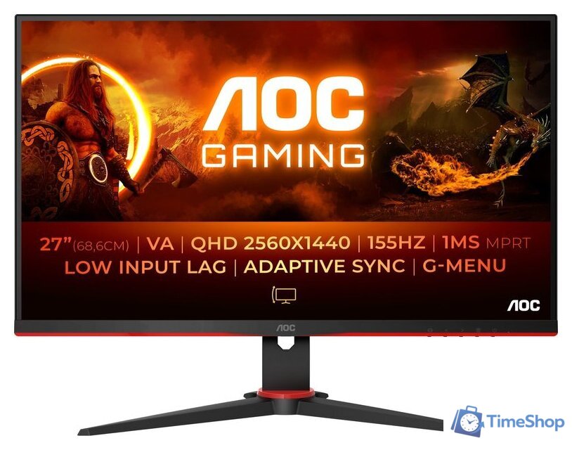Игровой монитор AOC Gaming Q27G2E/BK - Изображение №1 — Интернет-магазин Time-Shop