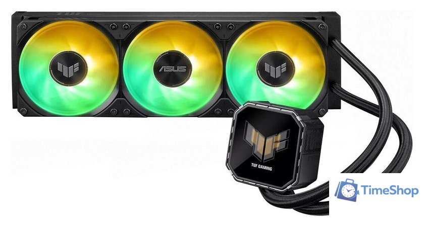 Система жидкостного охлаждения для процессора ASUS TUF Gaming LC III 360 ARGB LCD (черный) - Изображение №3 — Интернет-магазин Time-Shop