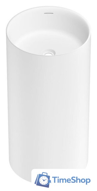 Умывальник Wellsee Chalice Perfection 230612000 (отдельностоящий, без отверстия под смеситель, матовый белый) - Изображение №2 — Интернет-магазин Time-Shop