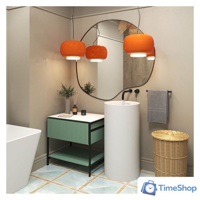 Умывальник Wellsee Chalice Perfection 230612000 (отдельностоящий, без отверстия под смеситель, матовый белый) - Изображение №7 — Интернет-магазин Time-Shop