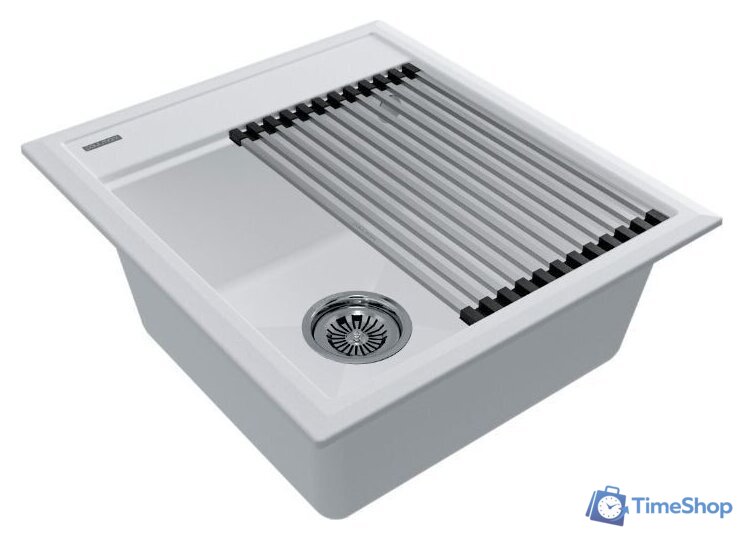 Кухонная мойка Paulmark Stepia 45 PM114651-WH - Изображение №3 — Интернет-магазин Time-Shop