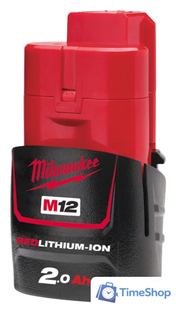 Аккумулятор Milwaukee M12 M12B2 4932430064 (12В/2 Ач) - Изображение №1 — Интернет-магазин Time-Shop