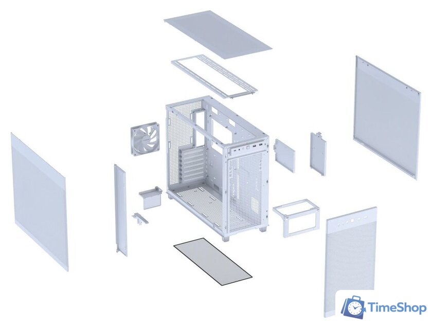 Корпус ASUS Prime AP303 Tempered Glass Panel (белый) - Изображение №5 — Интернет-магазин Time-Shop