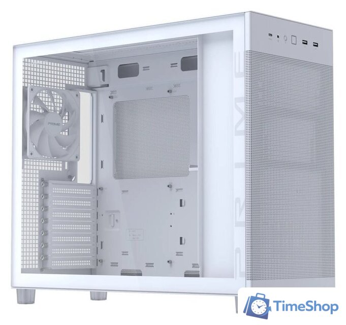 Корпус ASUS Prime AP303 Tempered Glass Panel (белый) - Изображение №2 — Интернет-магазин Time-Shop