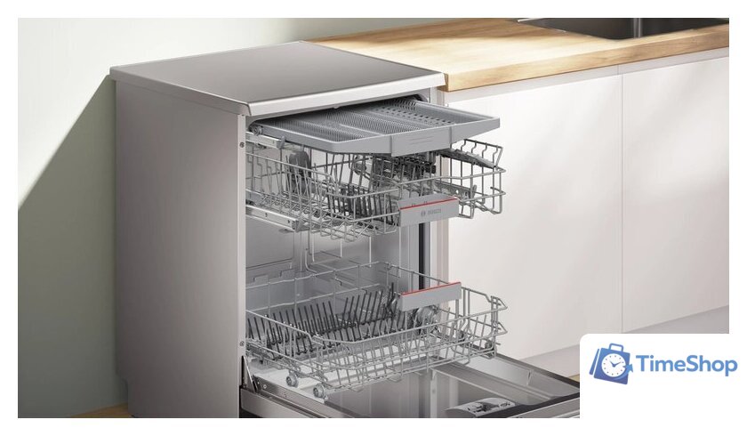 Отдельностоящая посудомоечная машина Bosch Serie 4 SMS4EVI08E - Изображение №4 — Интернет-магазин Time-Shop