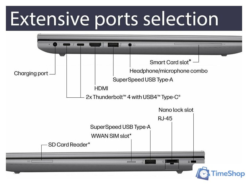 Рабочая станция HP ZBook Power 16 G11 B6SA2PT - Изображение №6 — Интернет-магазин Time-Shop