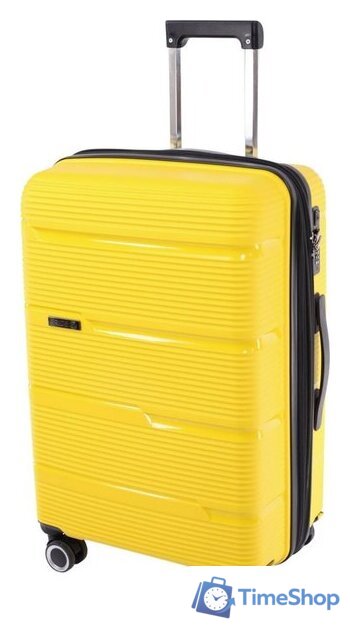 Чемодан-спиннер Pride РР-203 (L, желтый) - Изображение №2 — Интернет-магазин Time-Shop