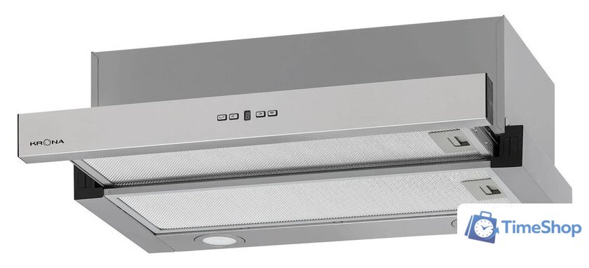 Кухонная вытяжка Krona Kamilla 600 TK 1 мотор КА-00008314 (нержавеющая сталь) - Изображение №1 — Интернет-магазин Time-Shop