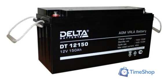 Аккумулятор для ИБП Delta DT 12150 (12В/150 А·ч) - Изображение №1 — Интернет-магазин Time-Shop