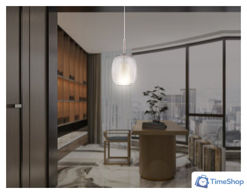 Подвесная люстра PROxSON LH11125 BK/WH/TI (черный/белый/янтарь) - Изображение №6 — Интернет-магазин Time-Shop