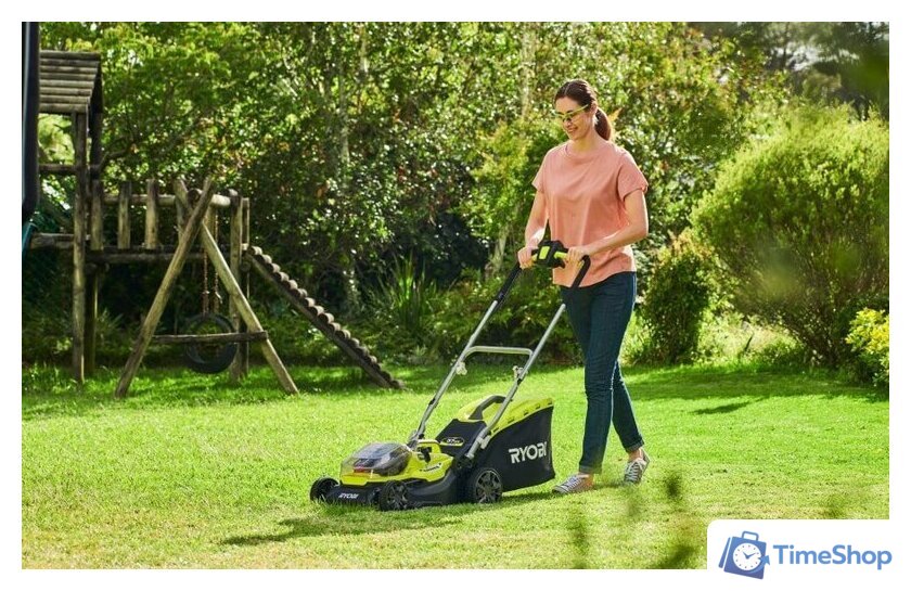 Газонокосилка Ryobi RY18LMH37A-250 Hybrid (с 2-мя АКБ) - Изображение №3 — Интернет-магазин Time-Shop