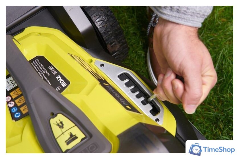 Газонокосилка Ryobi RY18LMH37A-250 Hybrid (с 2-мя АКБ) - Изображение №8 — Интернет-магазин Time-Shop
