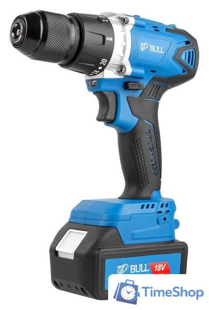 Дрель-шуруповерт Bull SR 1802 (с 2-мя АКБ, кейс) - Изображение №1 — Интернет-магазин Time-Shop