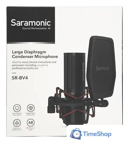 Проводной микрофон Saramonic SR-BV4 - Изображение №4 — Интернет-магазин Time-Shop