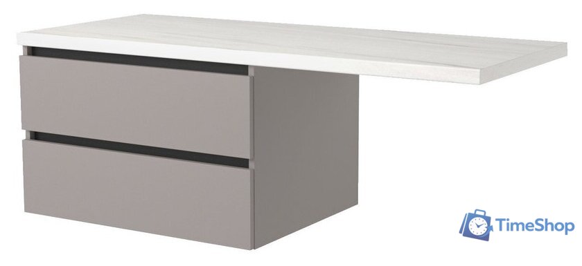  Дабер Тумба под умывальник 003 Т3.8.0.4Ч (серый/черный) - Изображение №1 — Интернет-магазин Time-Shop