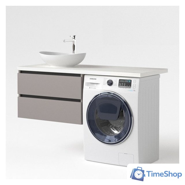  Дабер Тумба под умывальник 003 Т3.8.0.4Ч (серый/черный) - Изображение №3 — Интернет-магазин Time-Shop