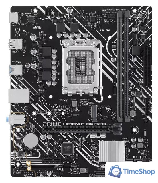Материнская плата ASUS Prime H610M-F D4 R2.0 - Изображение №1 — Интернет-магазин Time-Shop