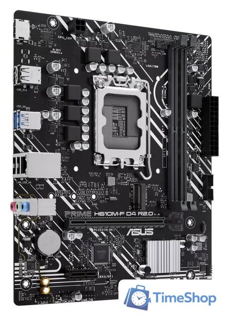Материнская плата ASUS Prime H610M-F D4 R2.0 - Изображение №2 — Интернет-магазин Time-Shop