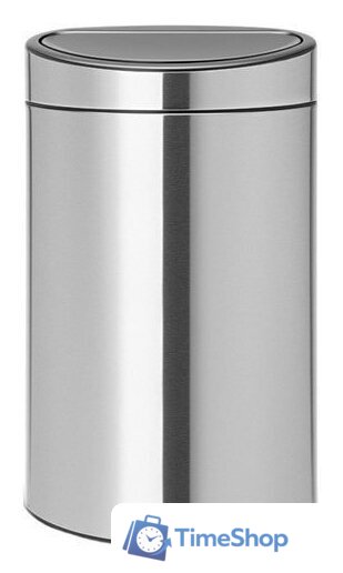 Система сортировки мусора Brabantia Touch Bin Recycle 10+23 л (стальной матовый) - Изображение №1 — Интернет-магазин Time-Shop