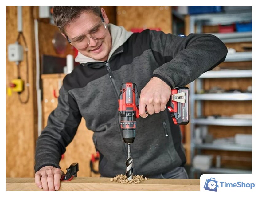 Ударная дрель-шуруповерт Einhell Te-Cd 18/44 Li-i 4514287 (с 1-м АКБ) - Изображение №3 — Интернет-магазин Time-Shop