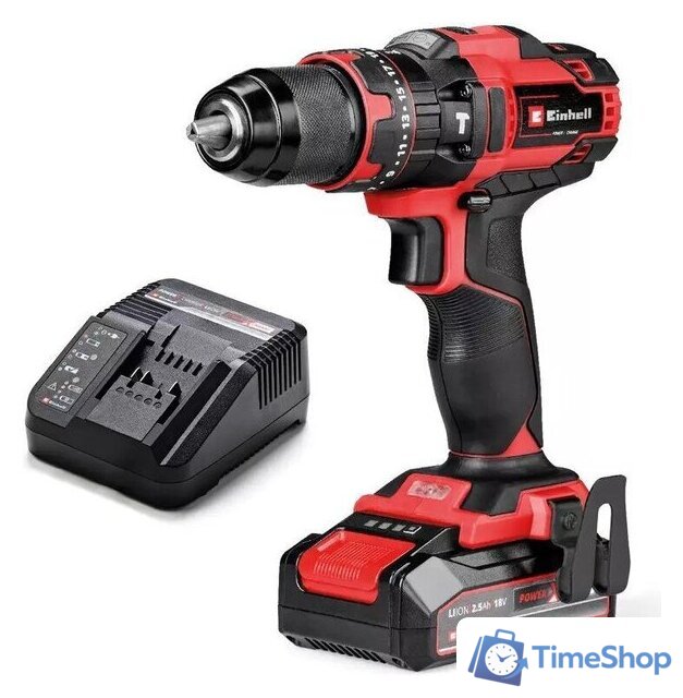 Ударная дрель-шуруповерт Einhell Te-Cd 18/44 Li-i 4514287 (с 1-м АКБ) - Изображение №1 — Интернет-магазин Time-Shop