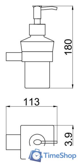 Дозатор для жидкого мыла Allen Brau Infinity 6.21006-31 - Изображение №2 — Интернет-магазин Time-Shop
