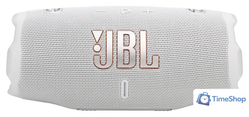 Беспроводная колонка JBL Charge 6 (белый) - Изображение №1 — Интернет-магазин Time-Shop