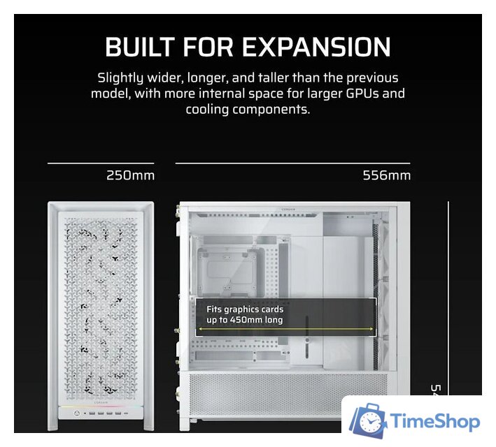 Корпус Corsair Frame 5000D RS CC-9011308-WW - Изображение №9 — Интернет-магазин Time-Shop