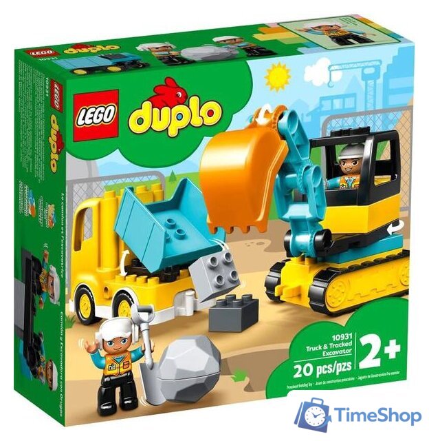 Конструктор LEGO Duplo 10931 Грузовик и гусеничный экскаватор - Изображение №1 — Интернет-магазин Time-Shop