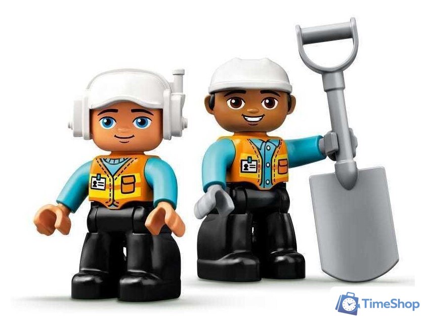 Конструктор LEGO Duplo 10931 Грузовик и гусеничный экскаватор - Изображение №4 — Интернет-магазин Time-Shop