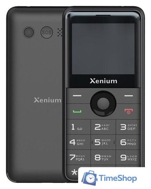 Кнопочный телефон Xenium X700 (черный) - Изображение №1 — Интернет-магазин Time-Shop