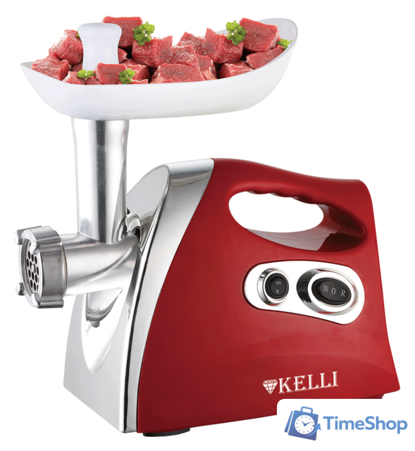 Мясорубка KELLI KL-5004 (красный) - Изображение №1 — Интернет-магазин Time-Shop