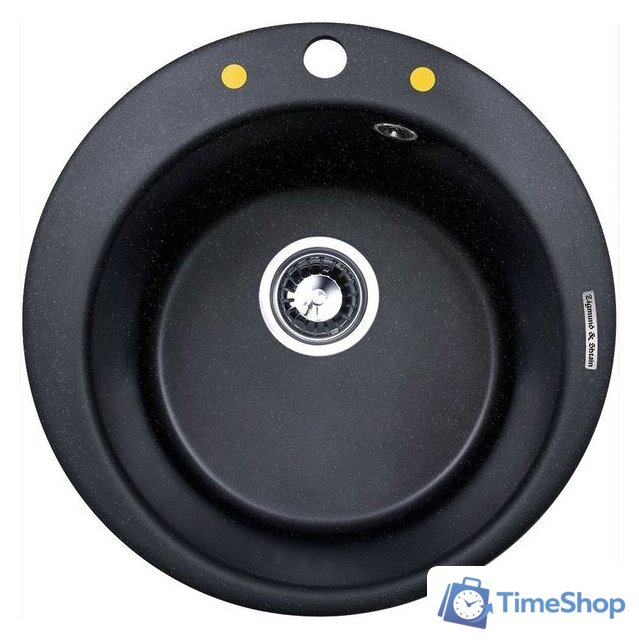 Кухонная мойка Zigmund & Shtain Kreis 480 (темная скала) - Изображение №1 — Интернет-магазин Time-Shop