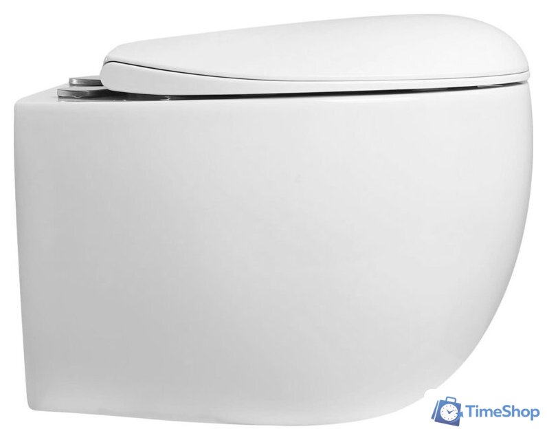 Унитаз подвесной Roxen Egg в комплекте с инсталляцией StounFix Dual Fresh 6 в 1 968031 (кнопка: золото глянцевое ) - Изображение №5 — Интернет-магазин Time-Shop