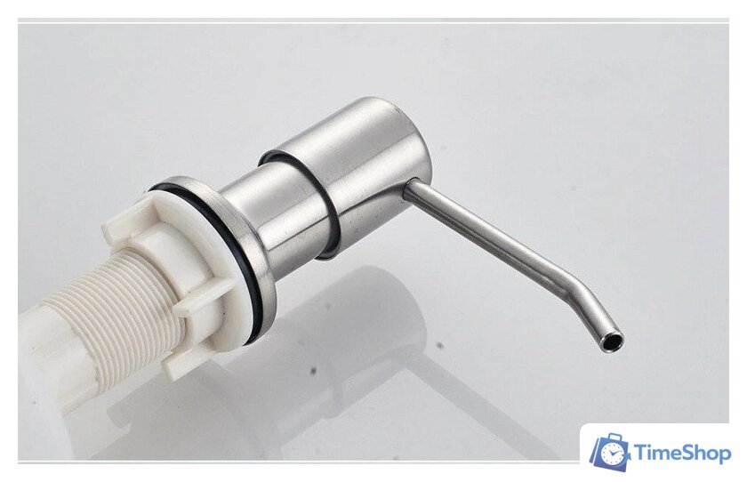 Кухонная мойка БелЭворс Со смесителем и дозатором Styl L + L74004-9 + L405-1 (серый/сатин) - Изображение №5 — Интернет-магазин Time-Shop