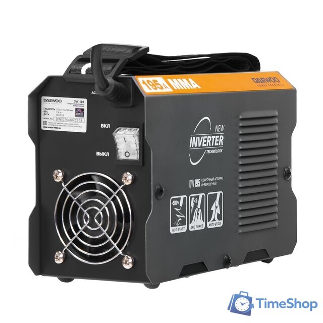 Сварочный инвертор Daewoo Power DW 195 - Изображение №3 — Интернет-магазин Time-Shop
