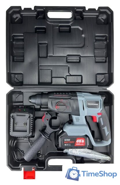 Перфоратор Profipower MKDHR-18V (с 1-им АКБ, кейс) - Изображение №13 — Интернет-магазин Time-Shop
