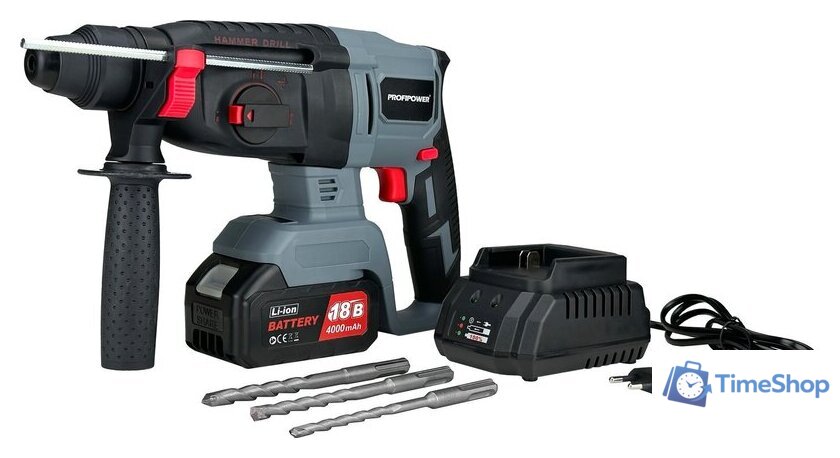 Перфоратор Profipower MKDHR-18V (с 1-им АКБ, кейс) - Изображение №10 — Интернет-магазин Time-Shop