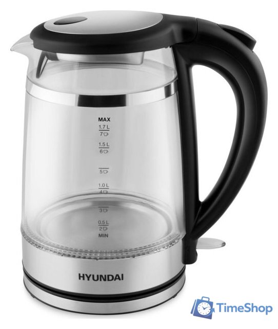 Электрический чайник Hyundai HYK-G3036 - Изображение №4 — Интернет-магазин Time-Shop