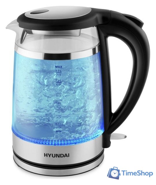 Электрический чайник Hyundai HYK-G3036 - Изображение №3 — Интернет-магазин Time-Shop