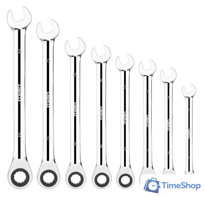 Набор ключей Deko RW01 (8 предметов) - Изображение №1 — Интернет-магазин Time-Shop
