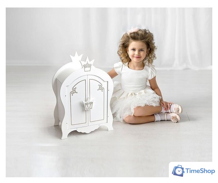 Шкаф для кукол Leader Toys Shining Crown 72020 (белоснежный шелк) - Изображение №6 — Интернет-магазин Time-Shop