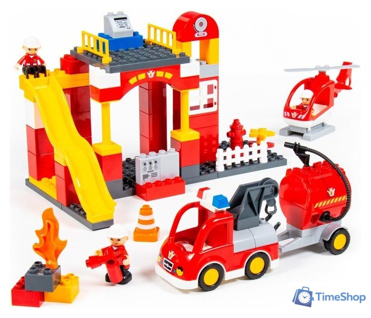 Конструктор Полесье 77509 Пожарная станция - Изображение №3 — Интернет-магазин Time-Shop