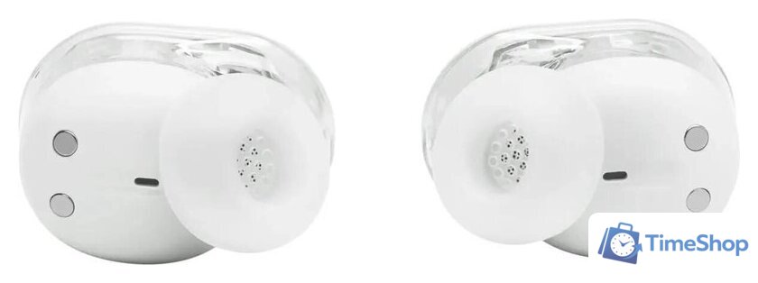 Наушники JBL Tune Buds 2 Ghost Edition (белый) - Изображение №2 — Интернет-магазин Time-Shop