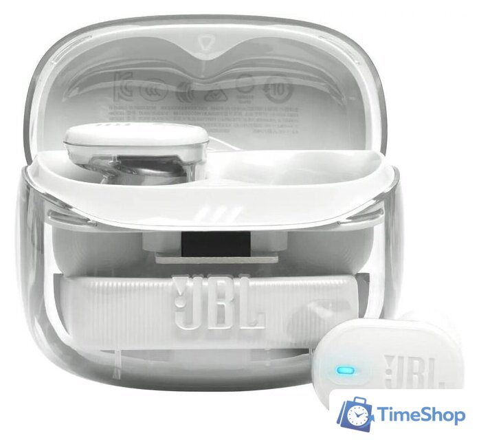 Наушники JBL Tune Buds 2 Ghost Edition (белый) - Изображение №1 — Интернет-магазин Time-Shop