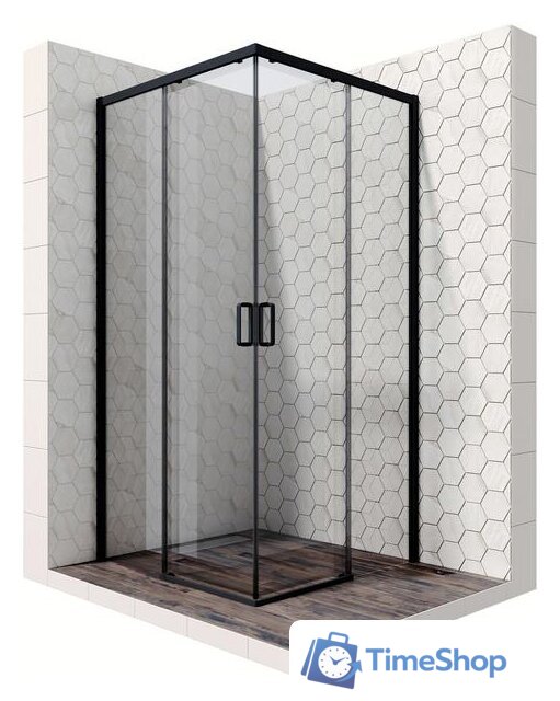 Душевой уголок Ambassador Queen Black 11011204 100х100 - Изображение №1 — Интернет-магазин Time-Shop