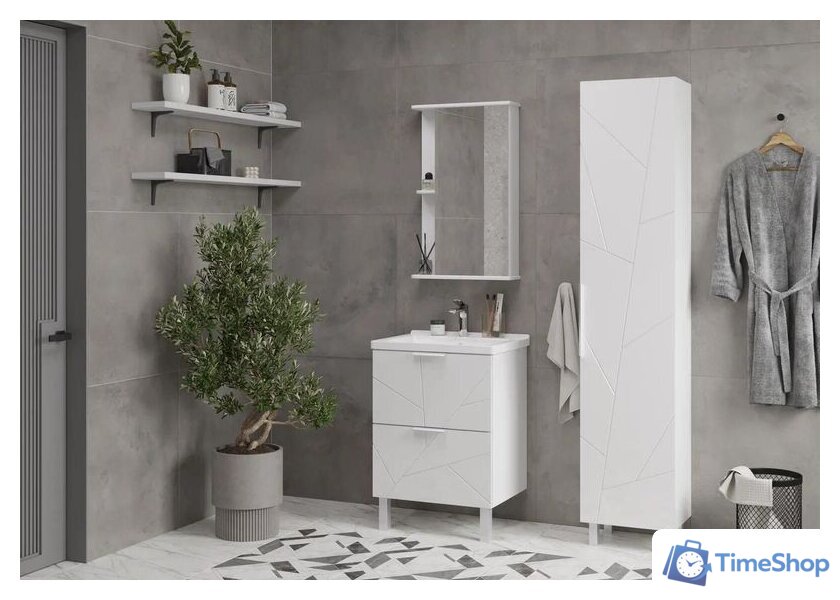  Volna Тумба под умывальник Twing 70.2Y белый - Изображение №5 — Интернет-магазин Time-Shop