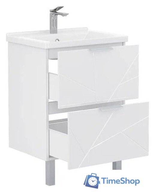  Volna Тумба под умывальник Twing 70.2Y белый - Изображение №2 — Интернет-магазин Time-Shop