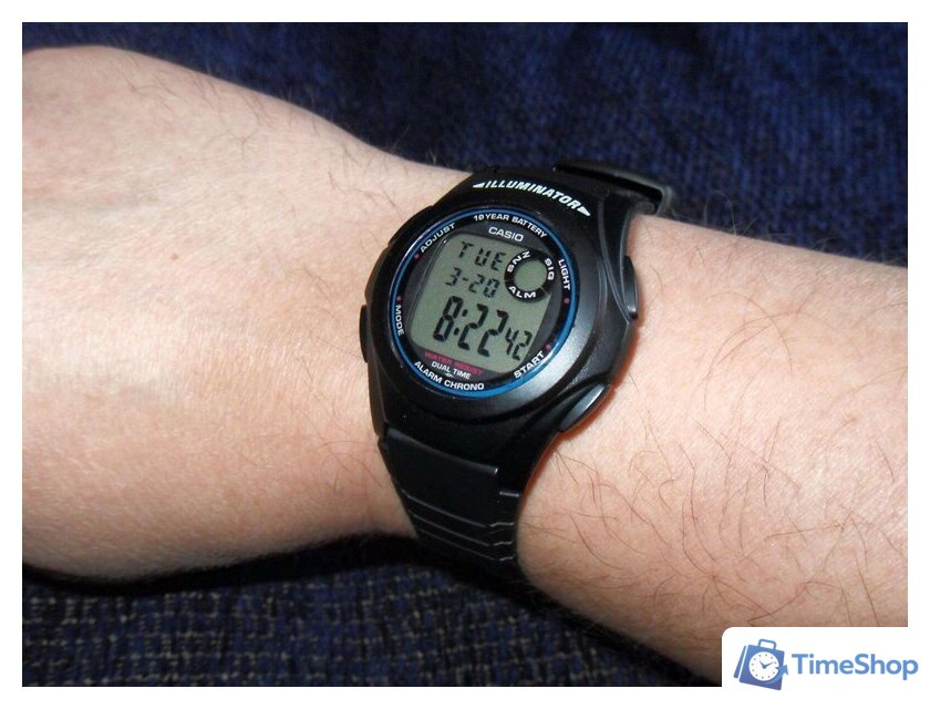 Наручные часы Casio F-200W-1AEF - Изображение №4 — Интернет-магазин Time-Shop