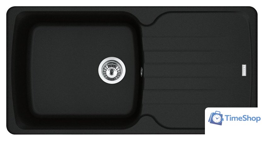 Кухонная мойка Franke Antea AZG 611-97 XL 114.0676.241 (матовый черный) - Изображение №1 — Интернет-магазин Time-Shop